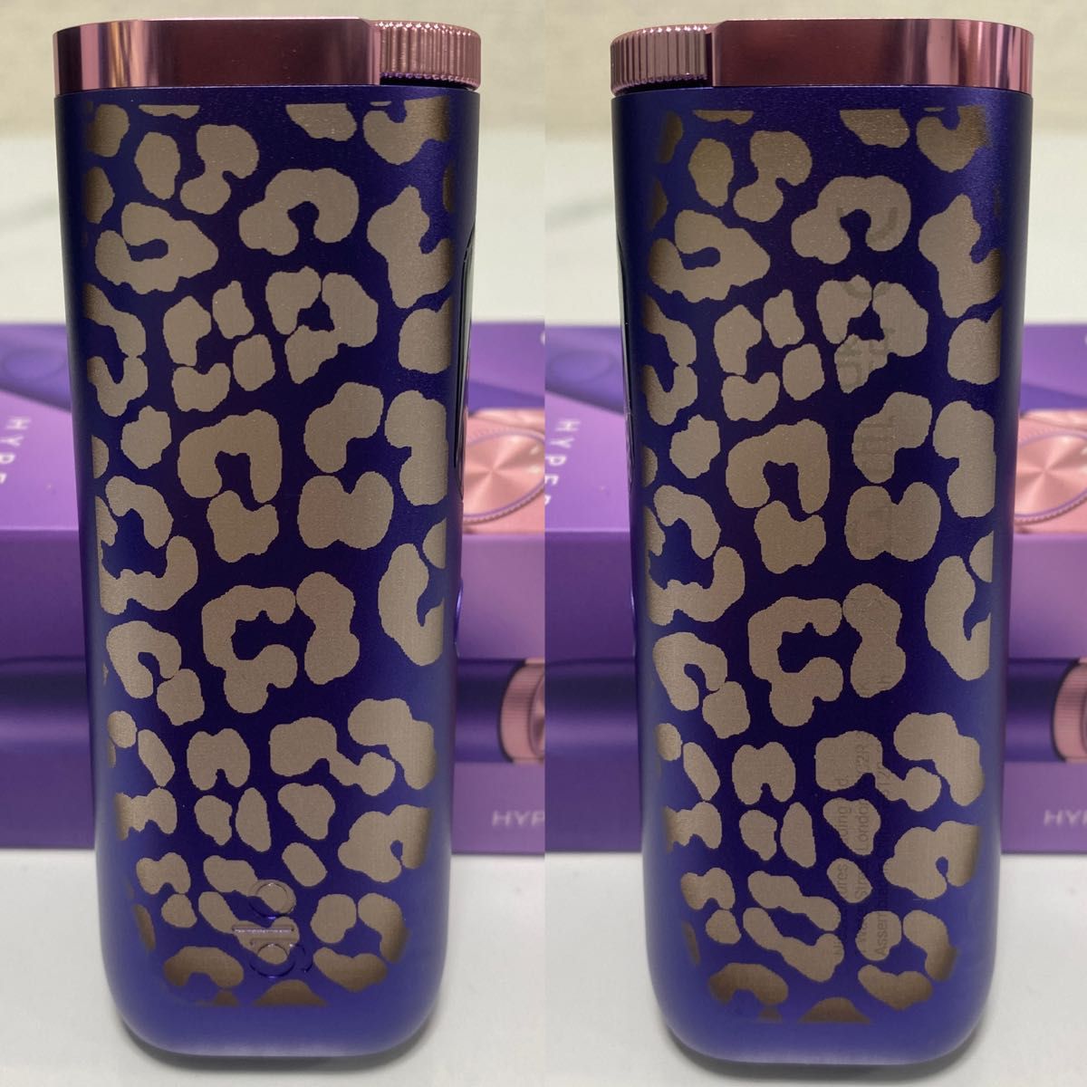 豹纹加工glo HYPER pro辉光超紫色蓝宝石紫色豹纹动物彪
