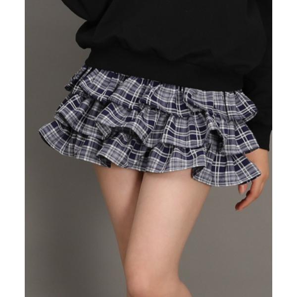 裙子PINKHUNT tiard frill迷你裙1228K儿童服装女孩