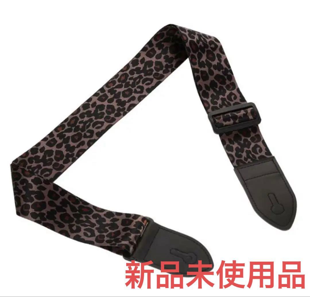 吉他贝斯用吊带豹纹