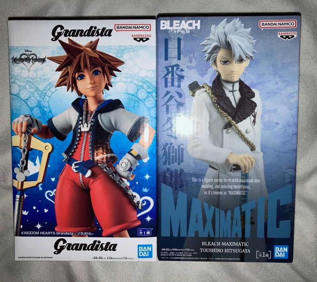 BANPRESTO 手办 2个套装 王国之心 索拉 BLEACH 日番谷冬狮郎