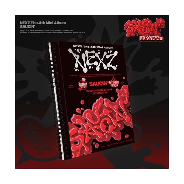 NEXZ SAUCIN': 第4张迷你专辑(BLACK版)<在线限定> CD
