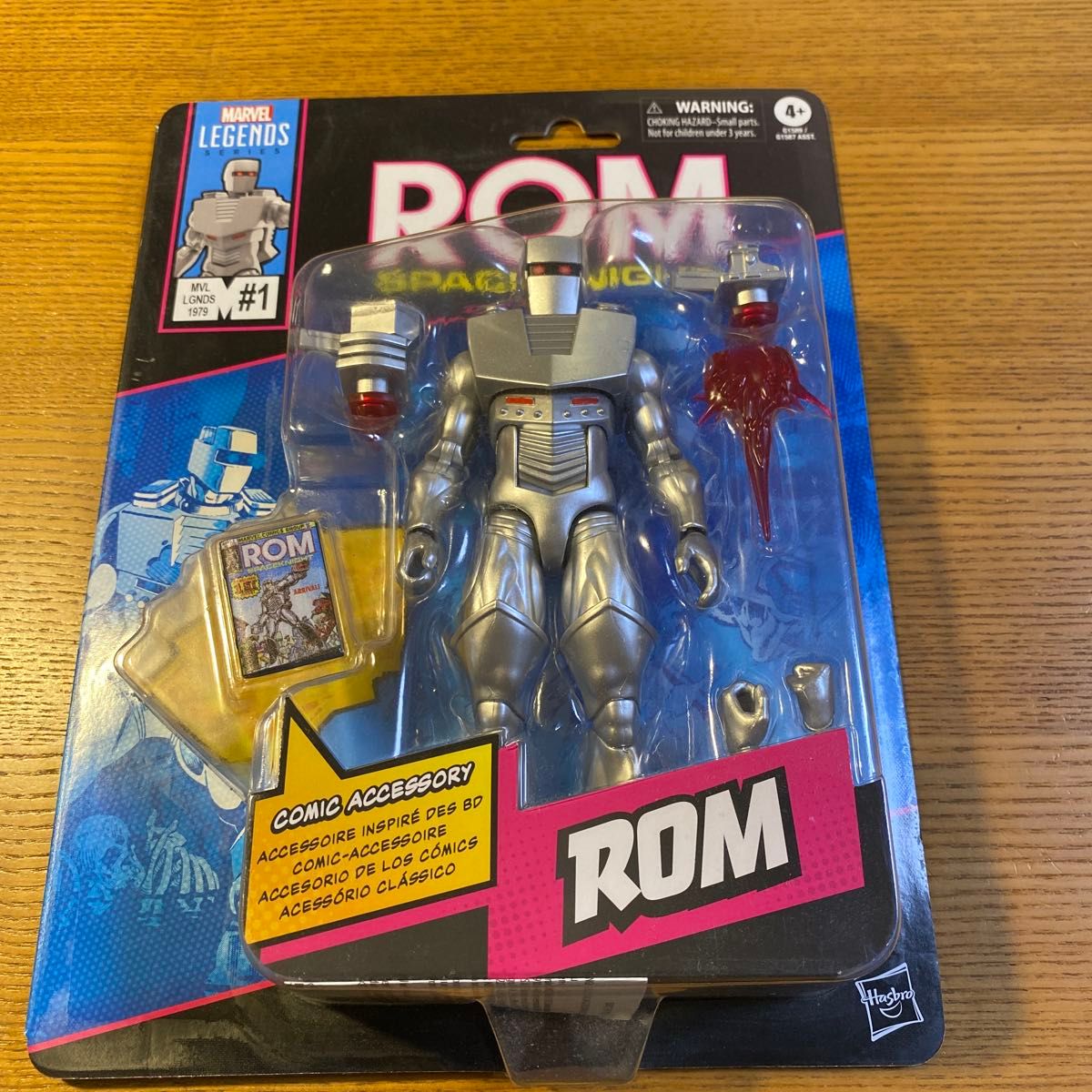 孩之宝 漫威传奇 ROM 太空骑士 动作人偶