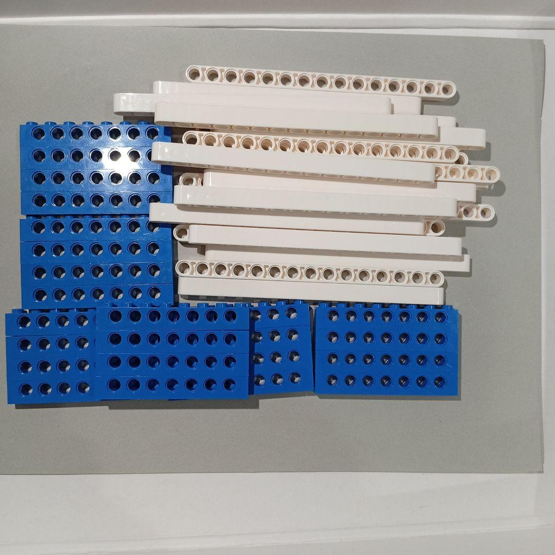 LEGO 乐高 机械组 零件 大量套装 白色 蓝色