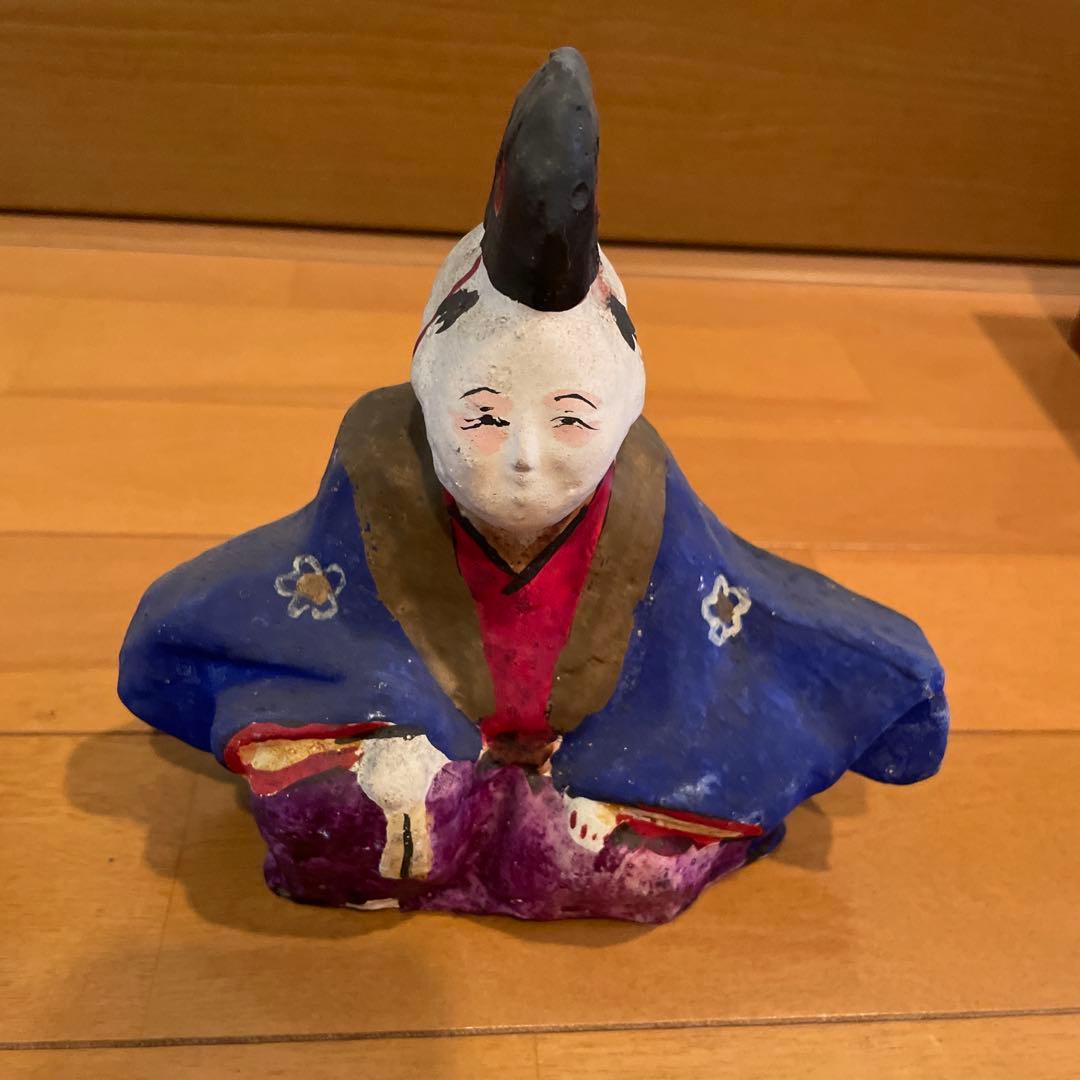 Discontinued Kikuzawa Pottery Kosaka Clay Figurine Tenjin-sama