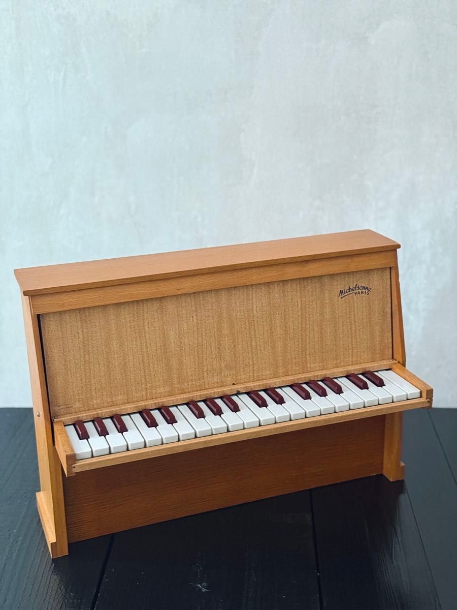 Michelsonne Paris 37钥匙古董玩具钢琴迷你钢琴vintage