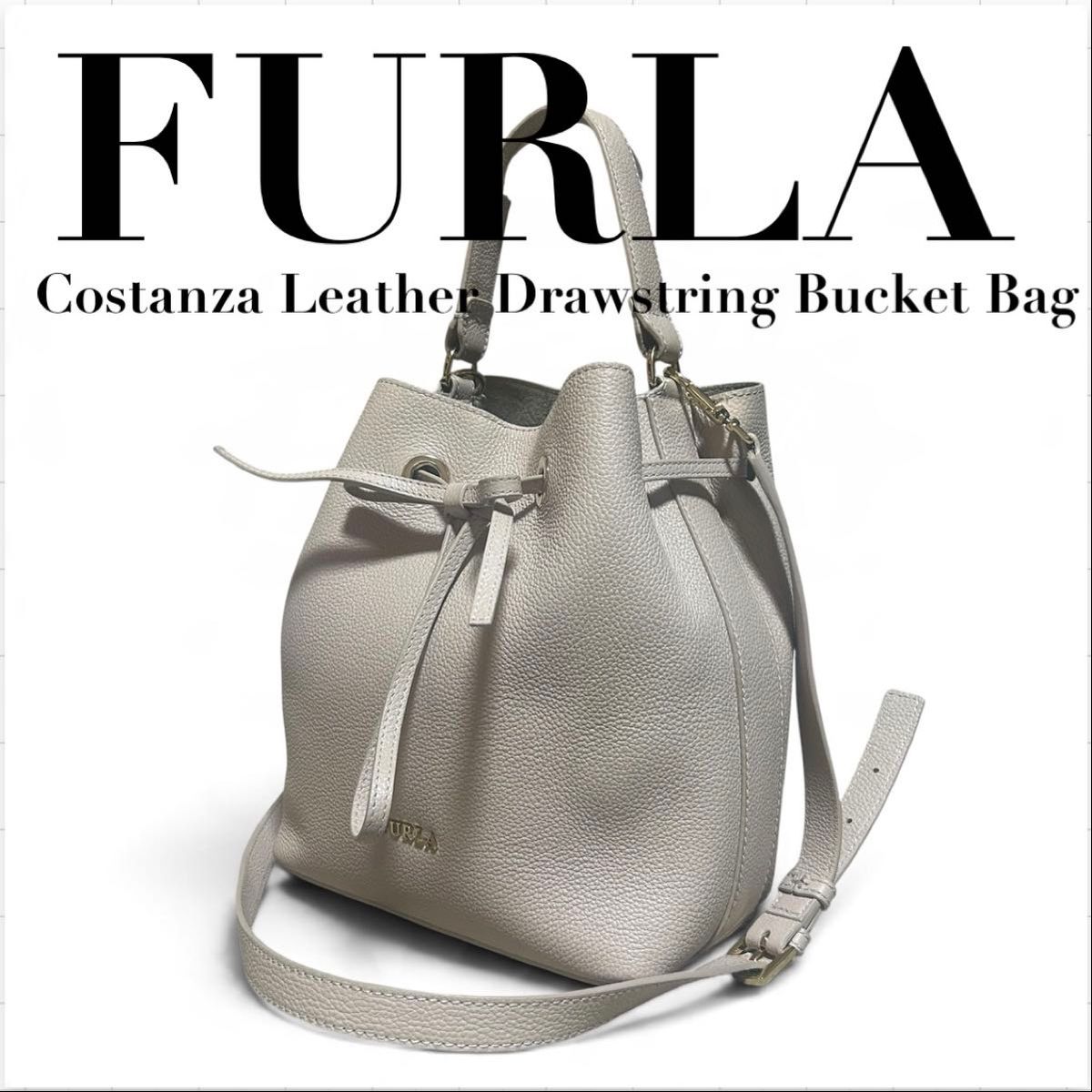 FURLA costanza toot/手提包粉色米色