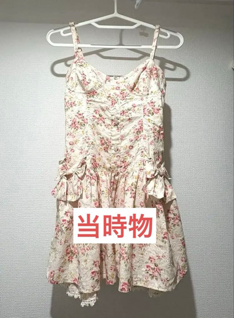 LIZLISA当时物camisal one pi花纹稀有丽莎公主辣妹Y2K