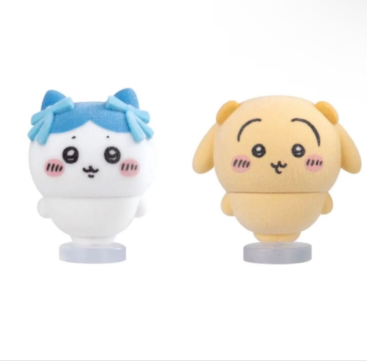 Chiikawa Fluffy Flocked Doll Hachiware Rabbit 2-Pack