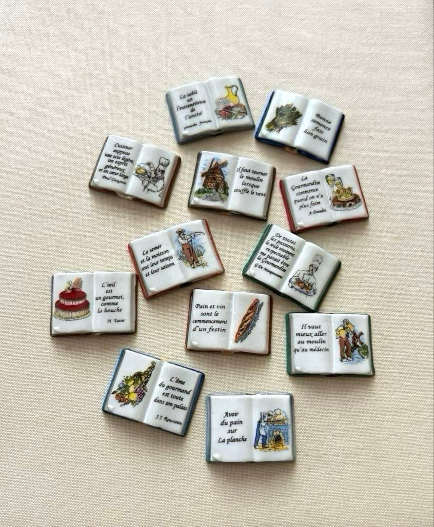 Feves Gourmet Book French Miniature Sold Individually