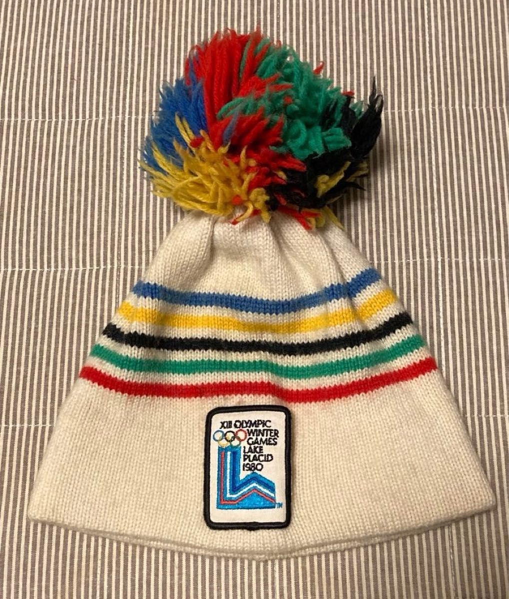 超稀有 鬼级珍品!1980年 普莱西德湖冬季奥运会 冬季奥运会 普莱西德湖 棒针帽