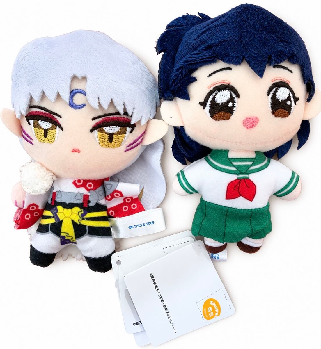 Inuyasha SEGA Mascot: Sesshōmaru and Kagome, 2-Piece Set, Plush Toy, Brand New with Tags, Prize Item