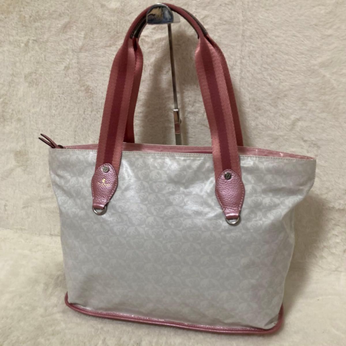 精品 PELLE BORSA 佩雷博尔萨 托特包 全身图案 活力粉红