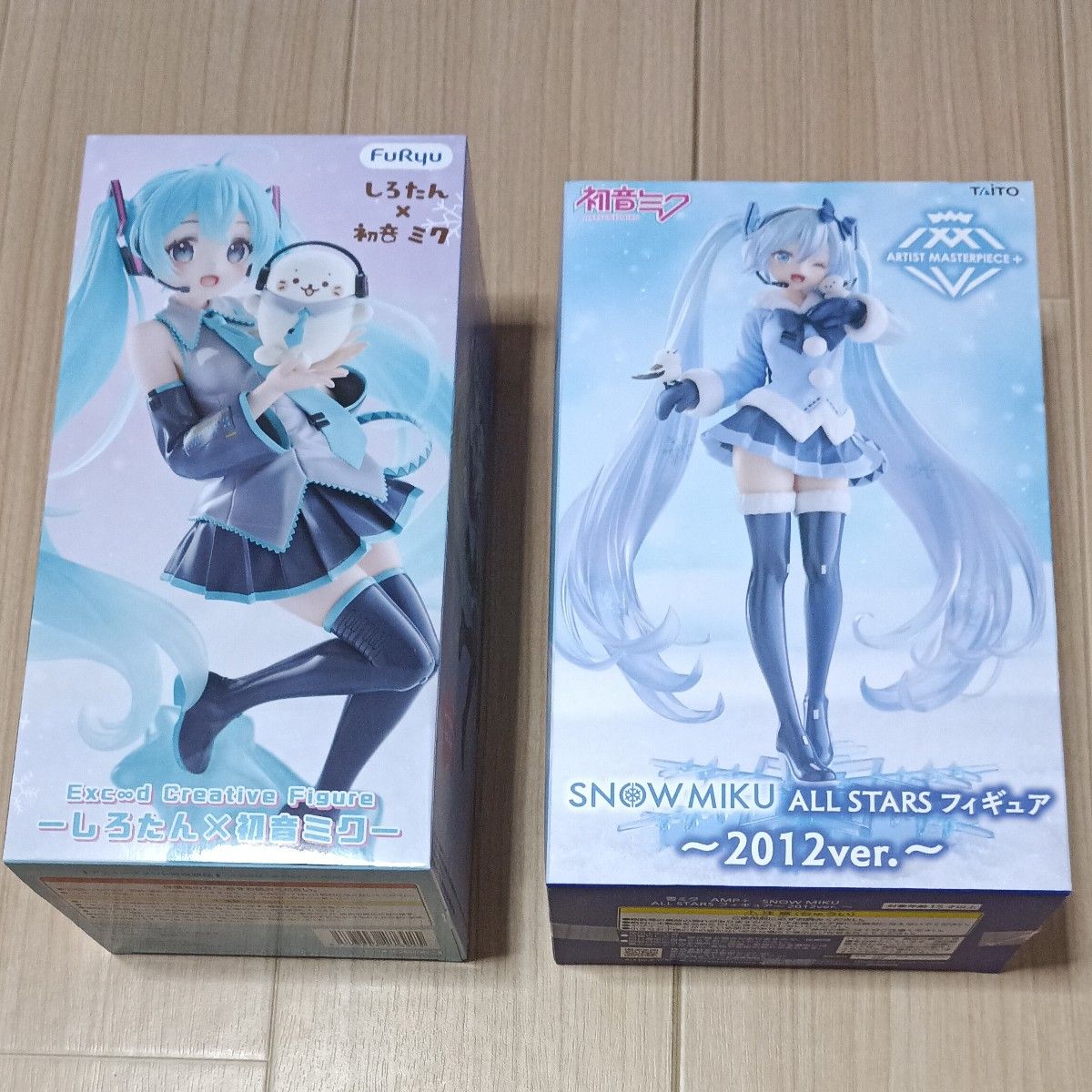 Hatsune Miku Figure 2-Piece Set: Shirotan Collaboration & SNOW MIKU 2012 Version