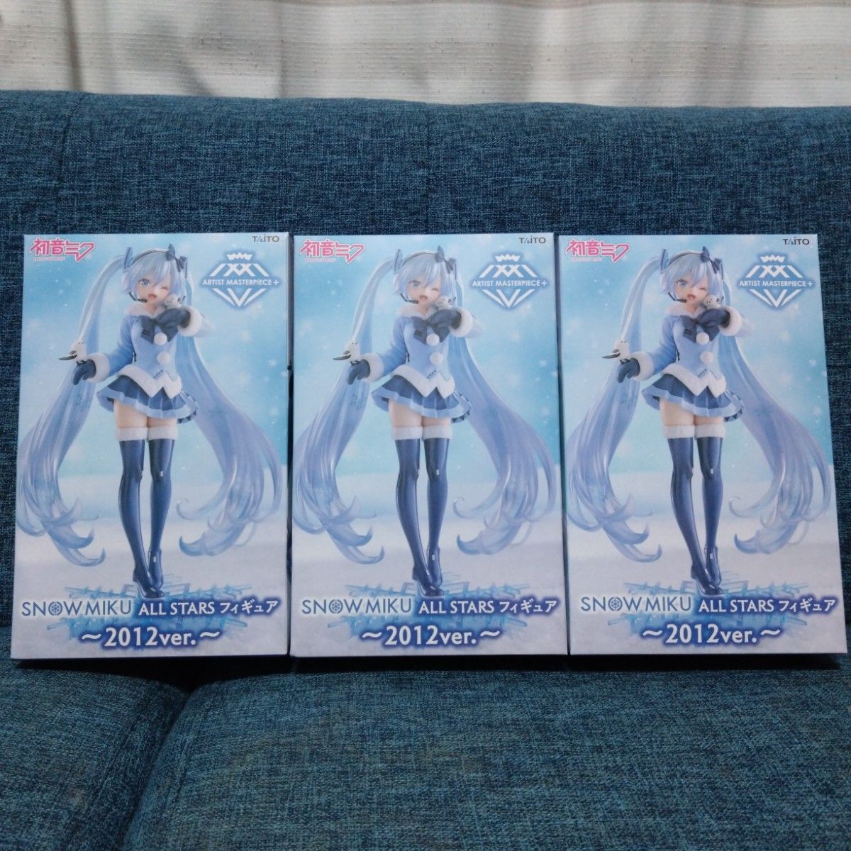 初音未来 AMP+ SNOW MIKU ALL STARS 手办 2012版 3个装