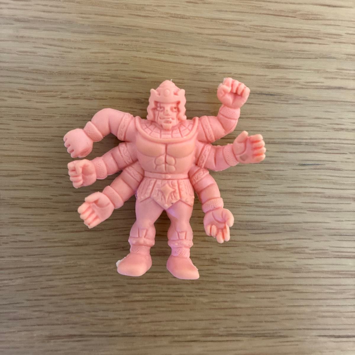 バンダイ キン肉マン キン消し パート6 No.082 アシュラマン（B）肌色 ペールオレンジ 当時物【複数落札 値引】
