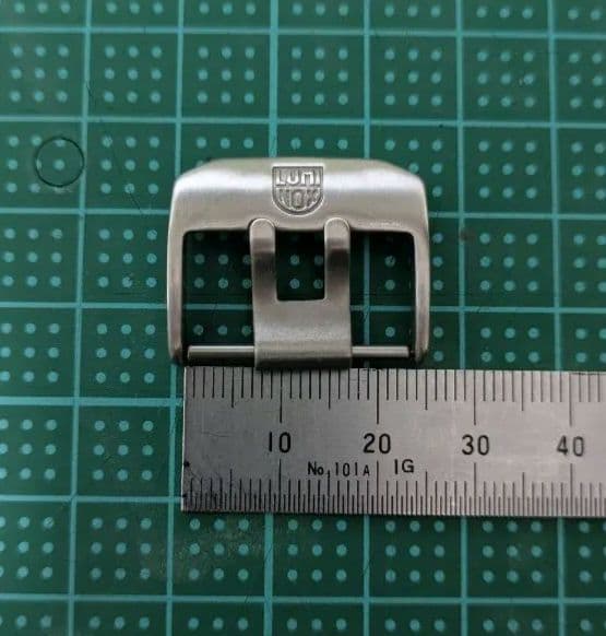 LUMINOX 手表用尾扣2 不锈钢 23mm