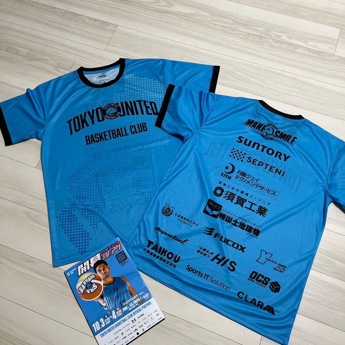 TOKYO UNITED BASKETBALL CLUB 公式、開幕限定 Tシャツ　2枚