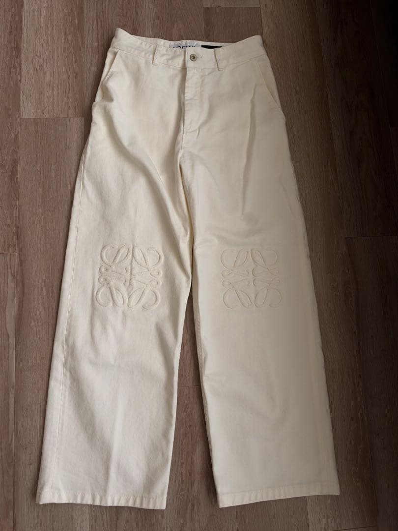 LOEWE Anagram 刺绣牛仔裤