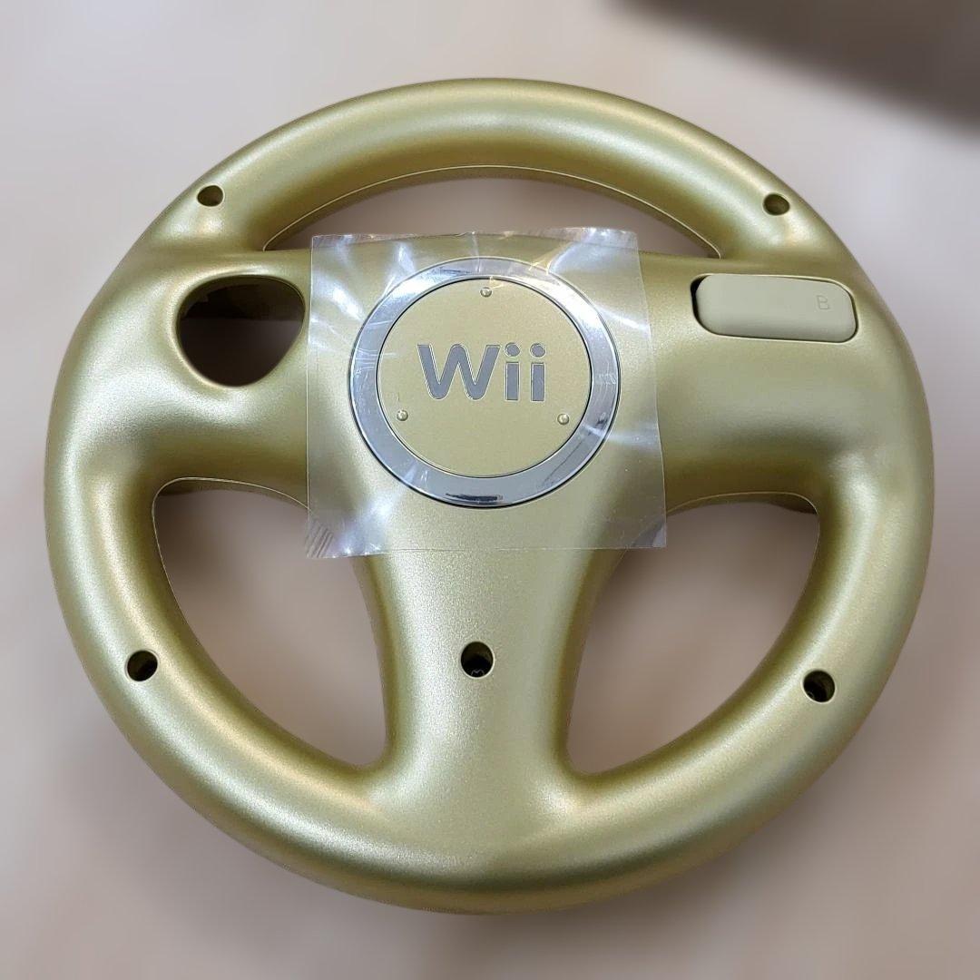 Wii 金色手柄 俱乐部任天堂非卖品 含包装盒、说明书及支架