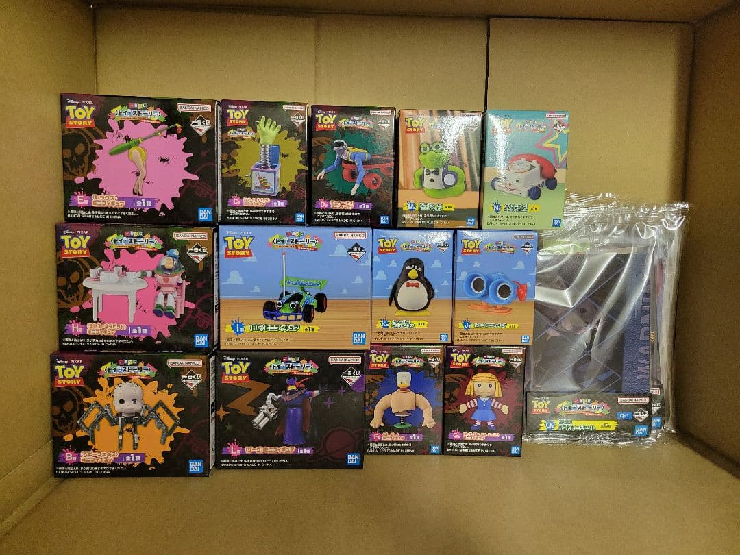 Ichiban Kuji Toy Story Mini Figure Set of 13 with Postcards