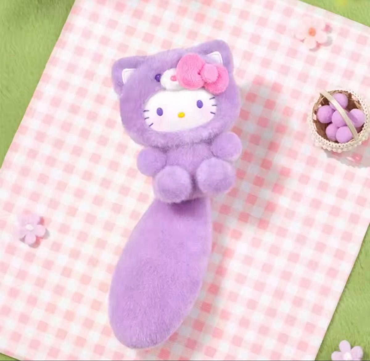 Sanrio TOPTOY ハローキティ ヒーリングフォレストHello Kitty マスコットホルダー 紫 パープル