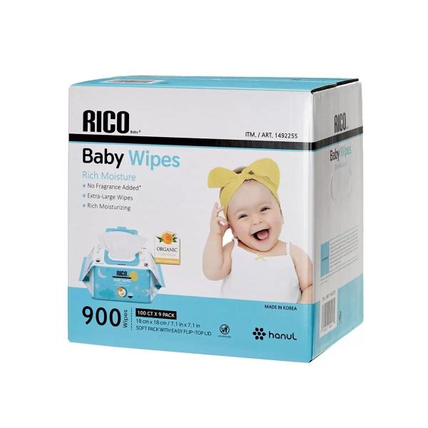 RICO おしりふき　ベビーワイプ コストコ　900枚