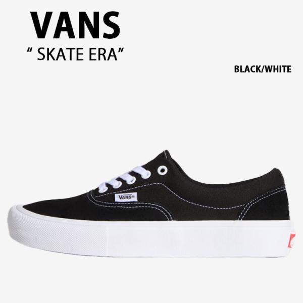 VANS 万斯 鞋 SKATE ERA BLACK WHITE VN000ECRBA2 滑板鞋 黑白色 男女通用