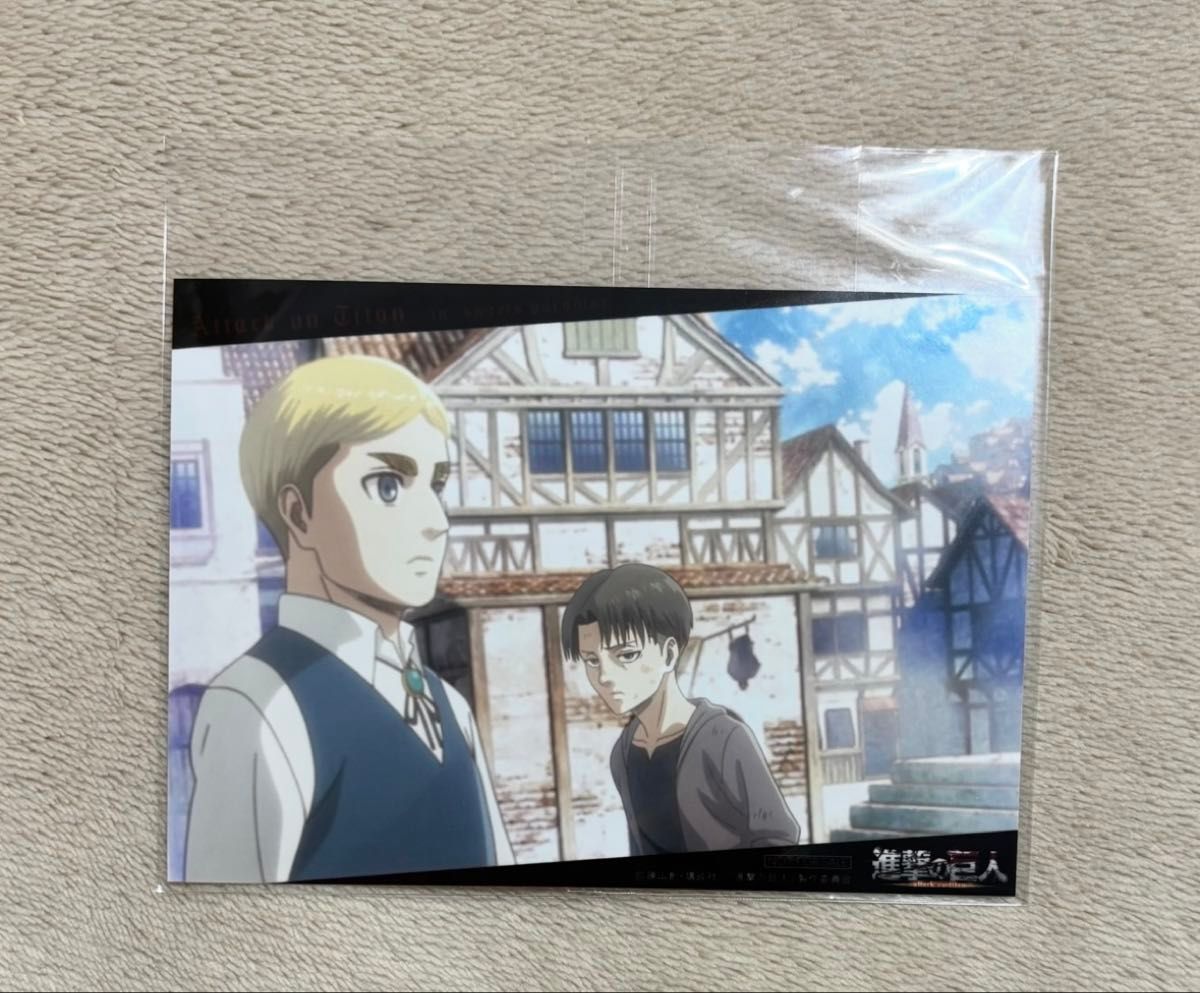 进击的巨人 埃尔文 利威尔 幼年时期 生写真 Suipara 特典 非卖品 WIT STUDIO