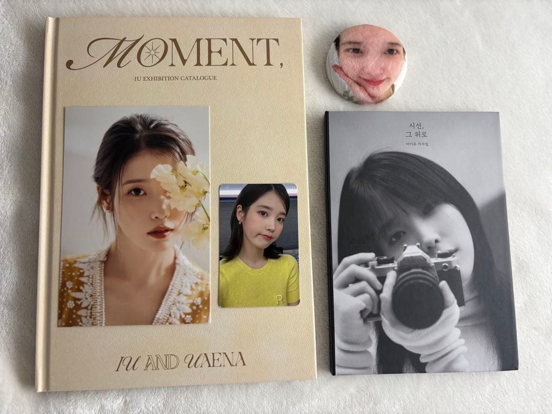 IU MOMENT 展会 写真集 明信片 小卡 徽章