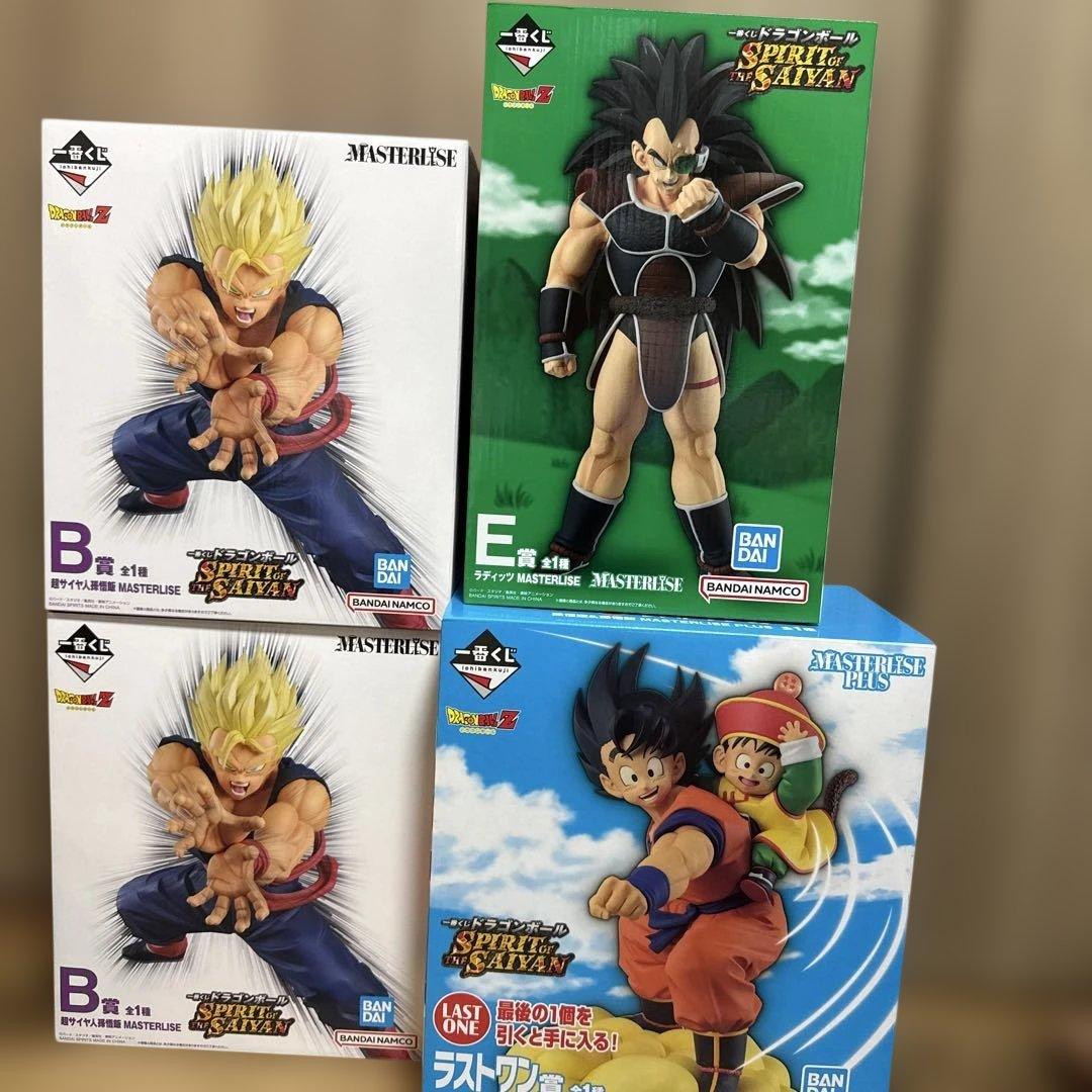一番抽奖 龙珠 SPIRIT OF THE SAIYAN 4体套装