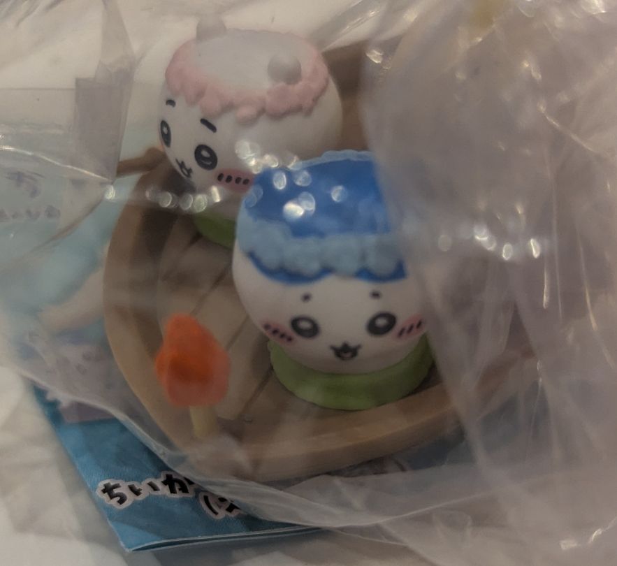 桌面摆件 吉伊卡哇 人鱼之岛的秘密 电影 兔子 小八猫 船 电影吉伊卡哇