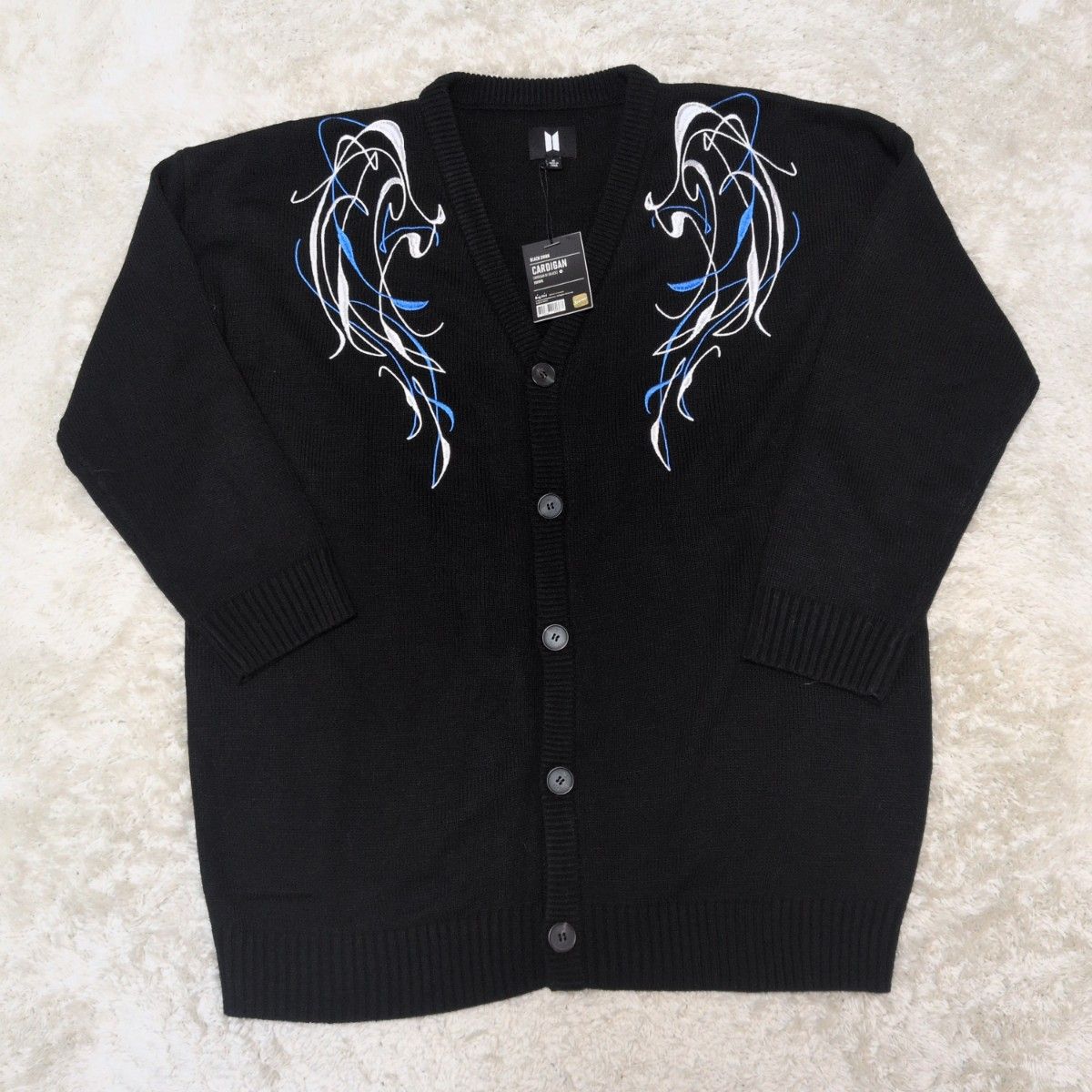 【新品】BTS 官方周边 BLACK SWAN 针织开衫