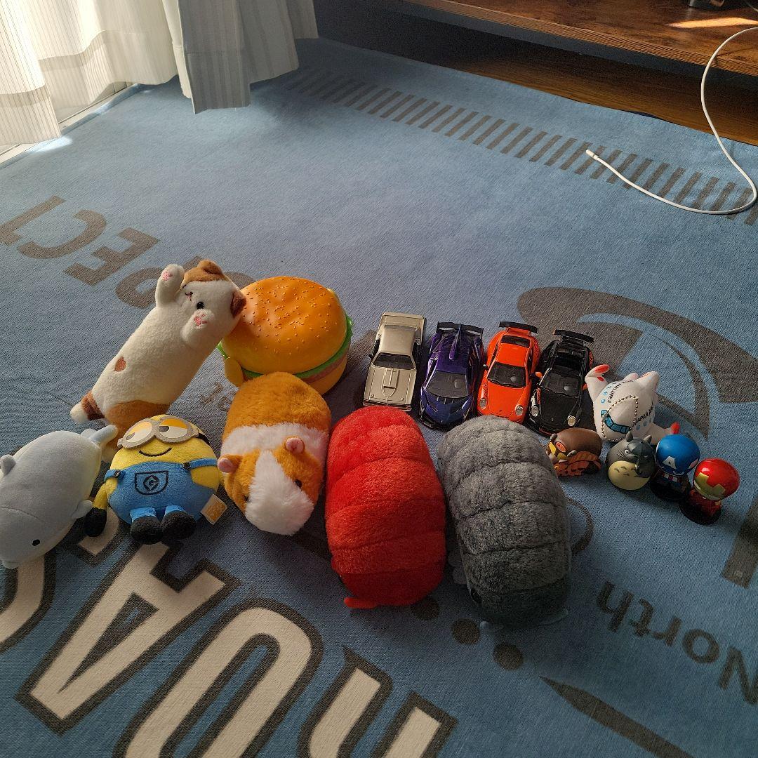 Plush Toys, Mini Cars, and Figures Large Set