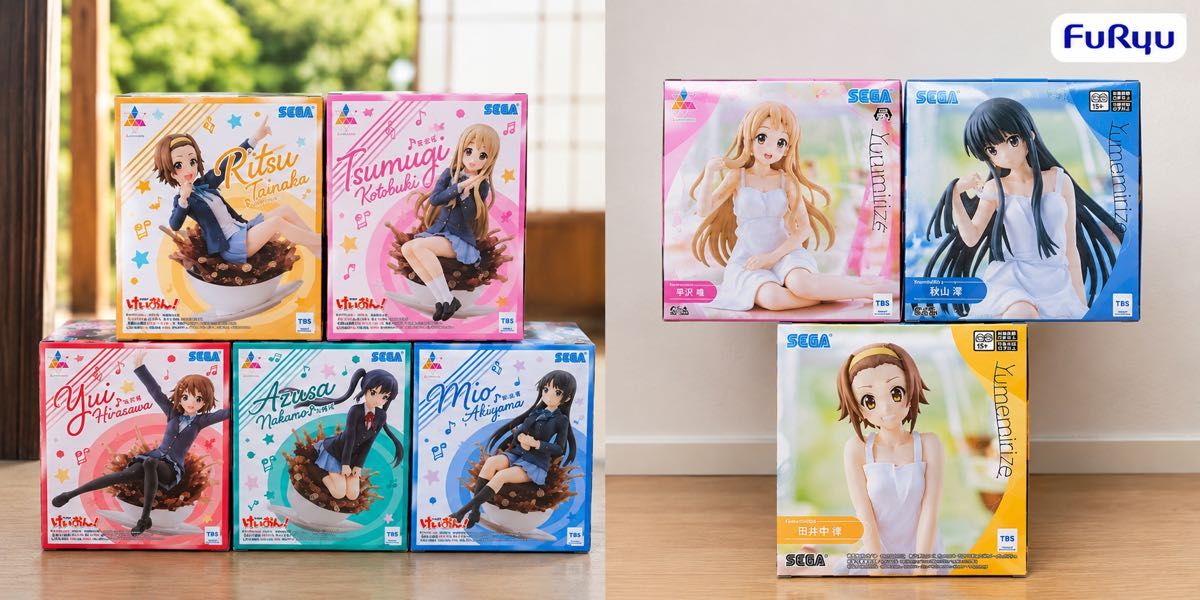 けいおん! フィギュア 8種セット Yumemirize ティーカップシリーズ
