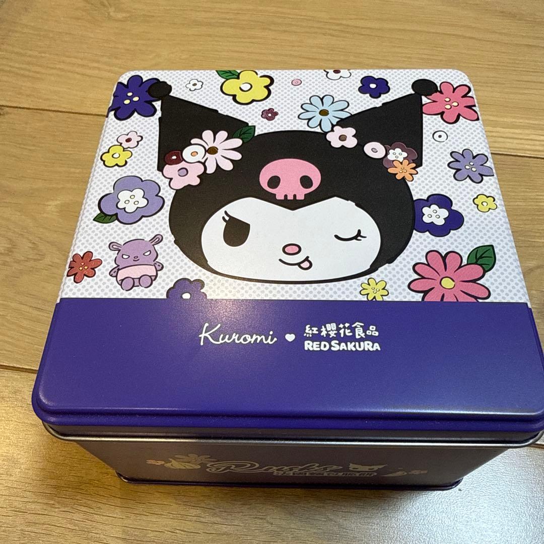 克罗米 红樱花食品 RED SAKURA 饼干空罐