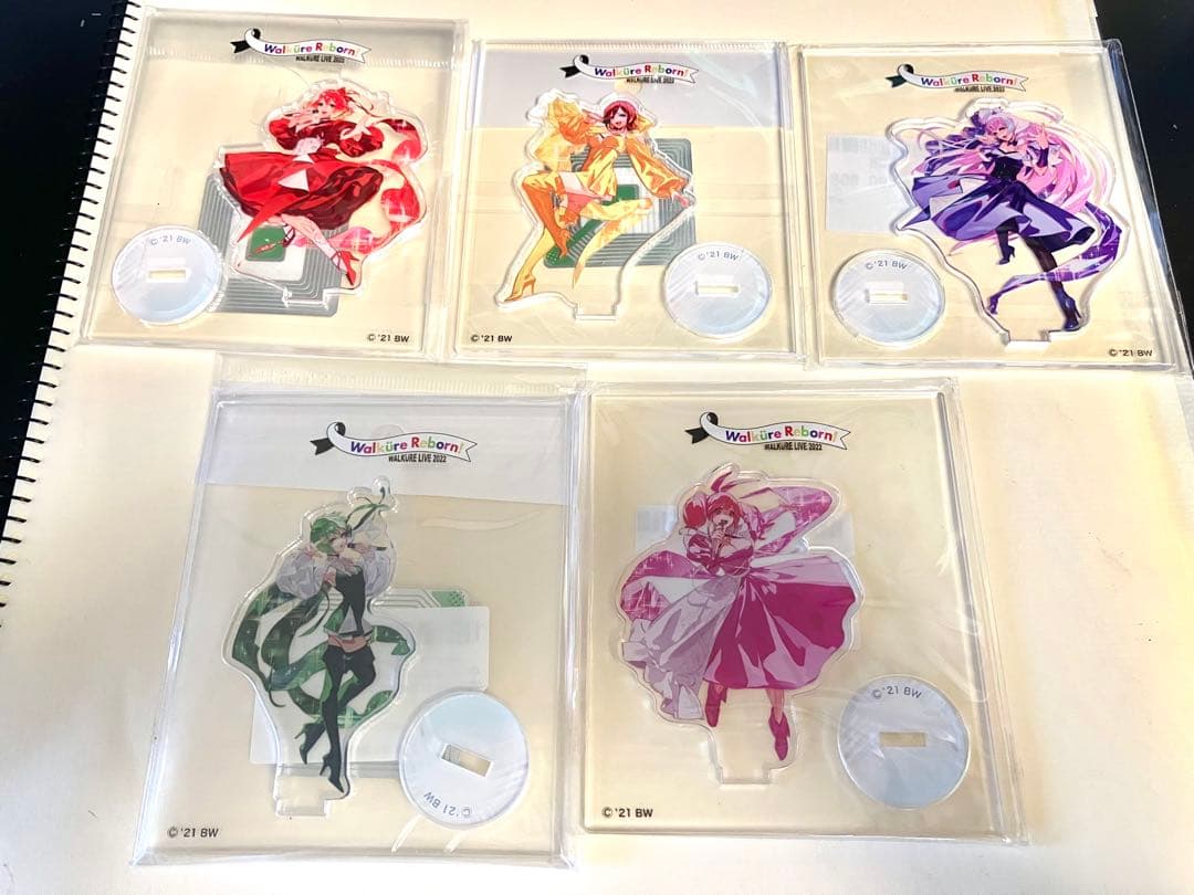 Macross Delta Acrylic Stand 5-Piece Set Walküre Reborn!