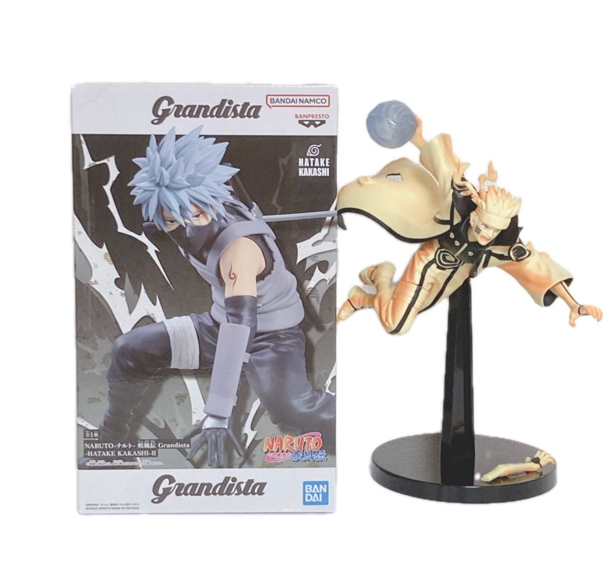 新品 * 火影忍者-疾风传花样滑冰Grandista是kakashi II & 起重机游戏赠品旋涡鸣人2点套装