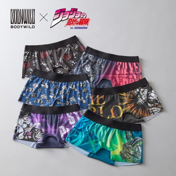 Jojo的奇妙冒险GUNZE boxer裤子女士轻切不回响的一分钟短裤GUNZE BHV984A BHV985A