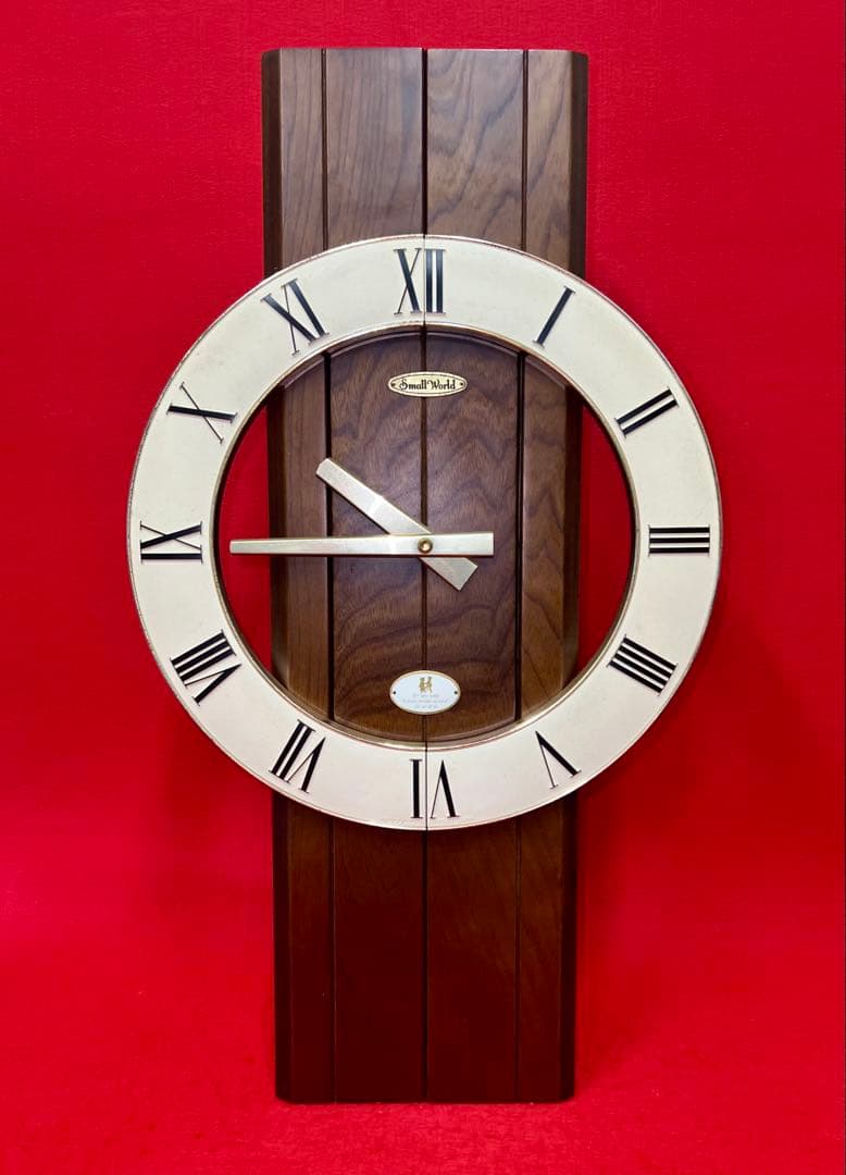 Rare Rhythm Clock Small World Carnival Mechanical Wall Clock Retro Vintage