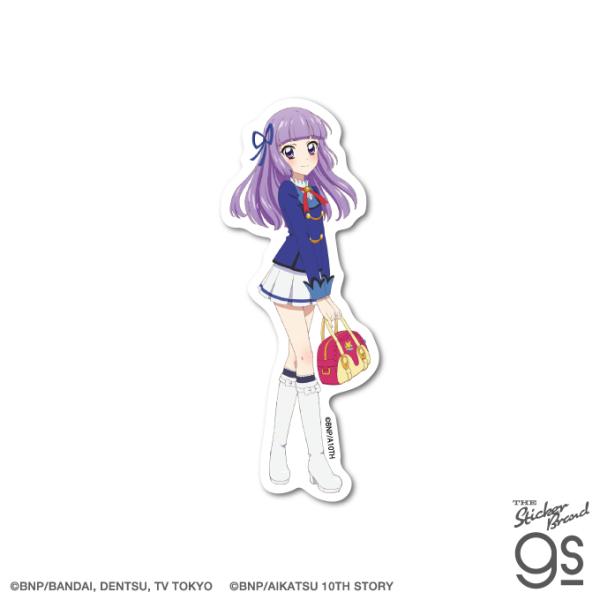 アイカツ! ダイカットステッカー 氷上スミレ 制服 アイドル アニメ 可愛い 音楽 コレクション キャラクター gs 公式グッズ AIK024