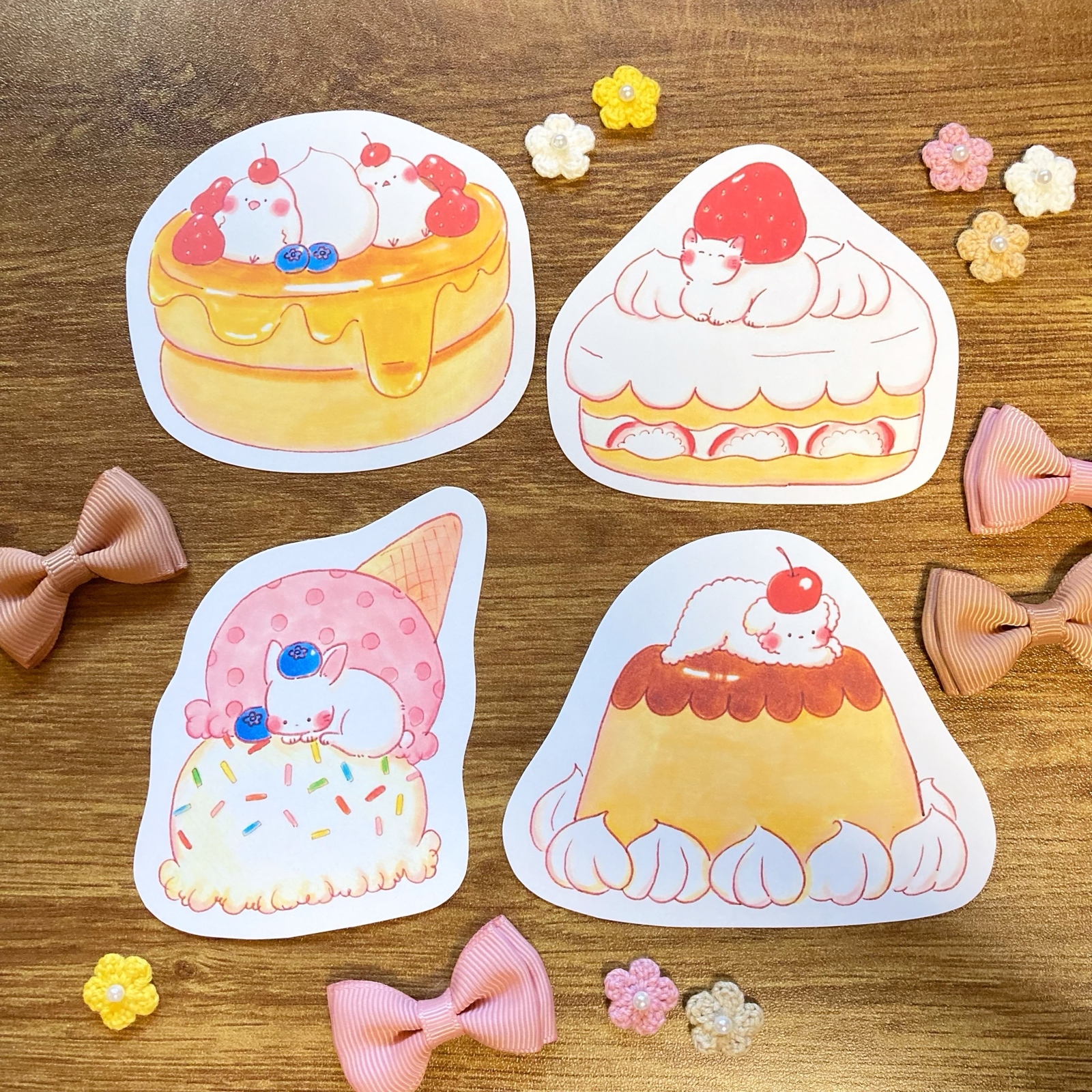 奶油小动物留言卡🍰