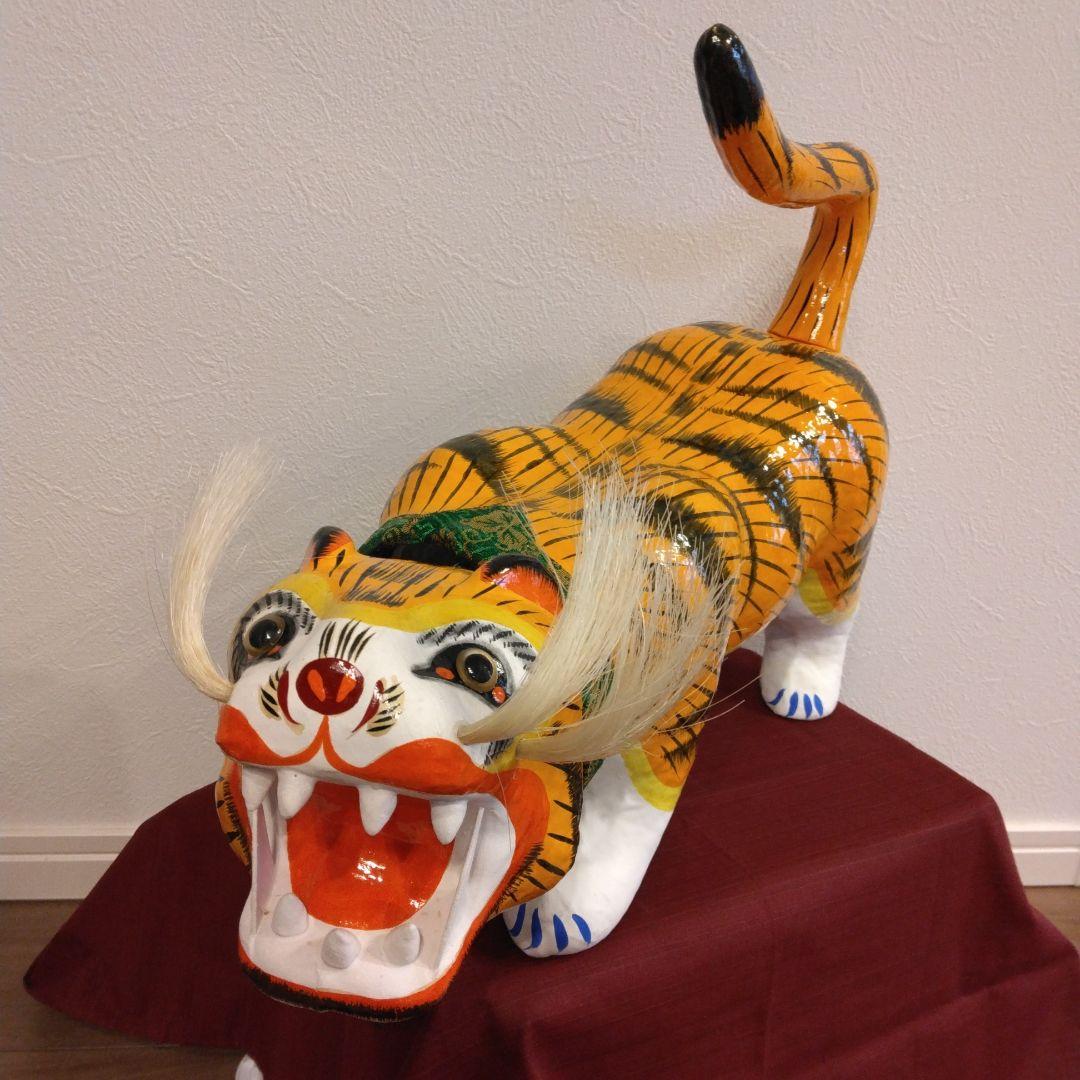 Hango Tiger No. 8 (Width 50cm) Head-tilting Lucky Charm for Children's Day Without Box