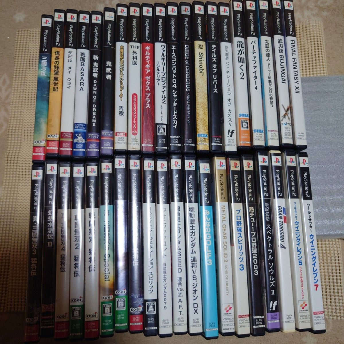PS2软件40套集中销售playstation 2游戏软件