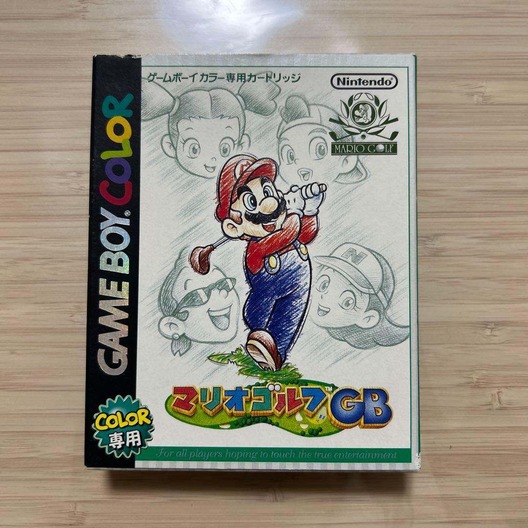 Mario Golf GB Game Boy Color Software with Box and Manual