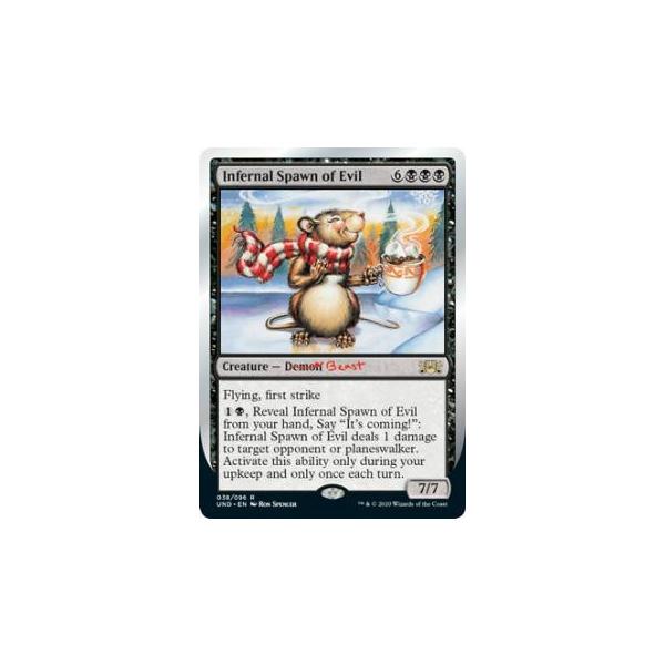 マジックザギャザリング MTG UND EN 038 Infernal Spawn of Evil (英語版 レア) Unsanctioned