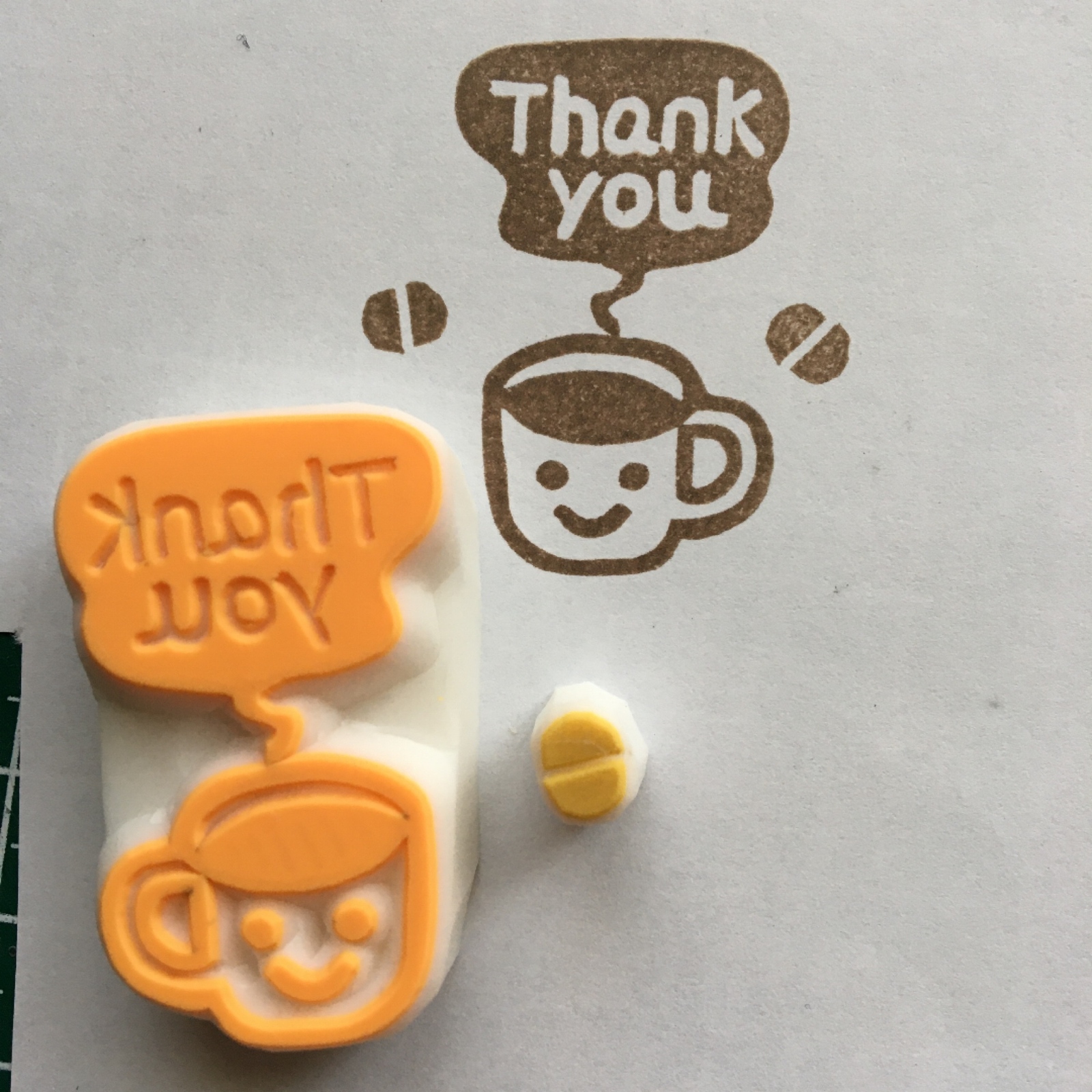 咖啡杯的thank you