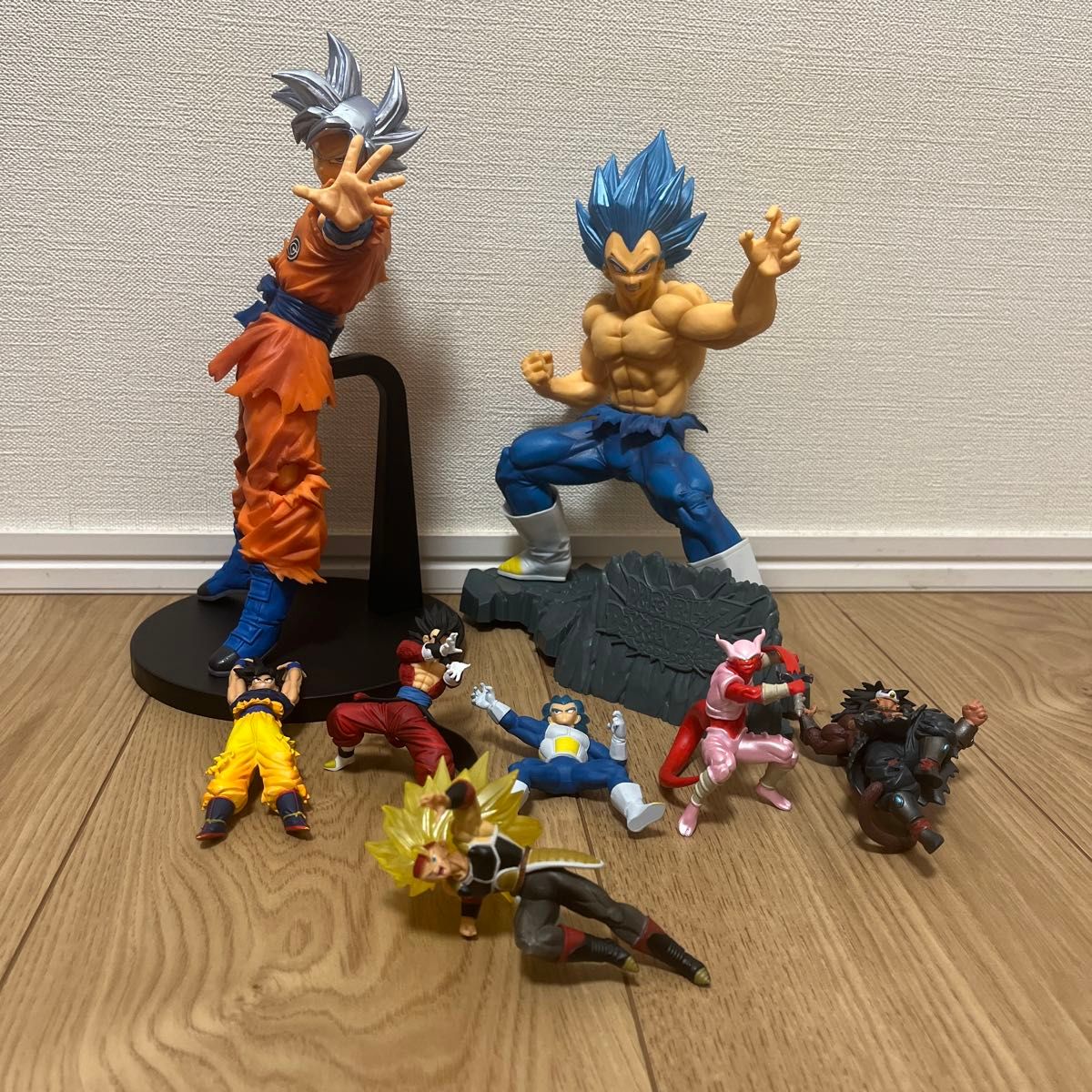 Dragon Ball Figure Set of 9: Goku and Vegeta Bundle