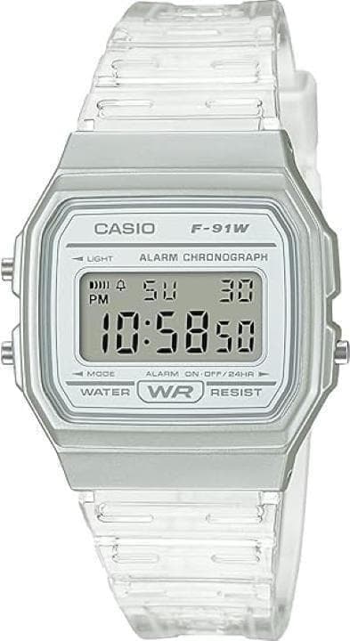 hi0507 Casio Watch Collection F-91WS-7JH White