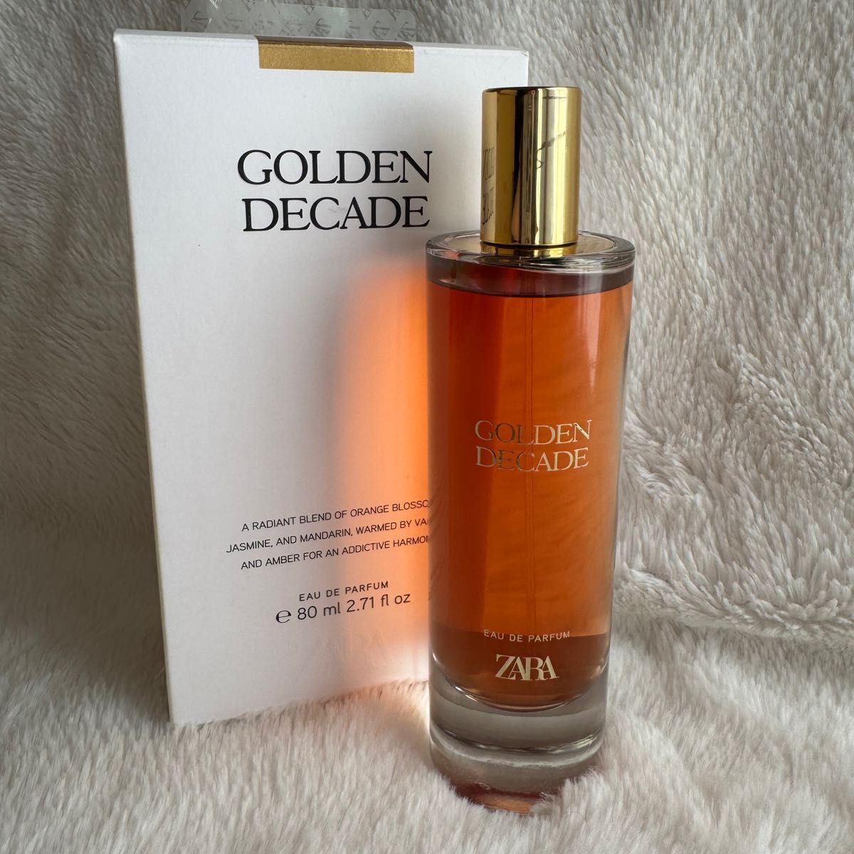 ZARA GOLDEN DECADE EAU DE PARFUM 80ml 香水