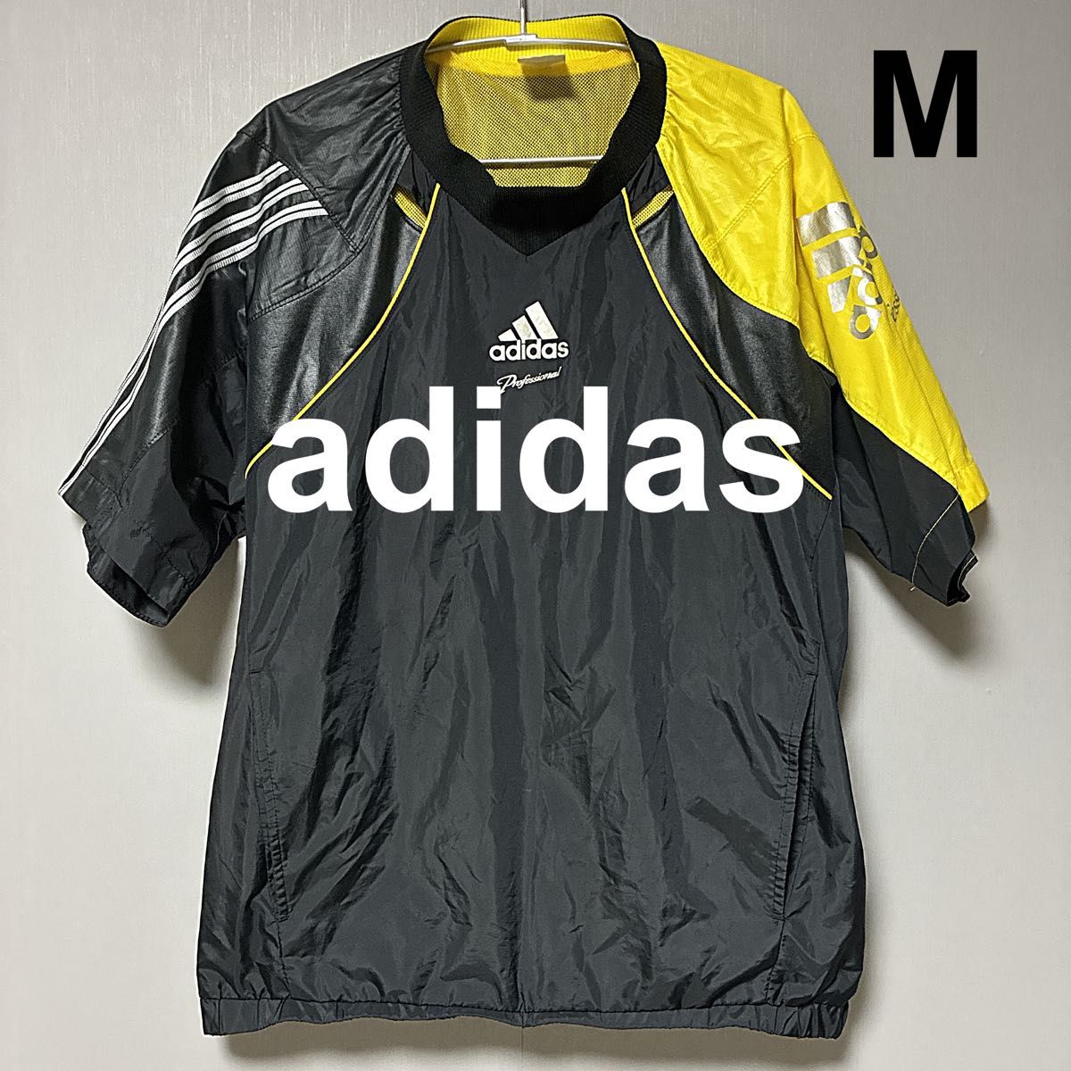 Adidas阿迪达斯专业棒球短袖运动服M黑色 × 黄色